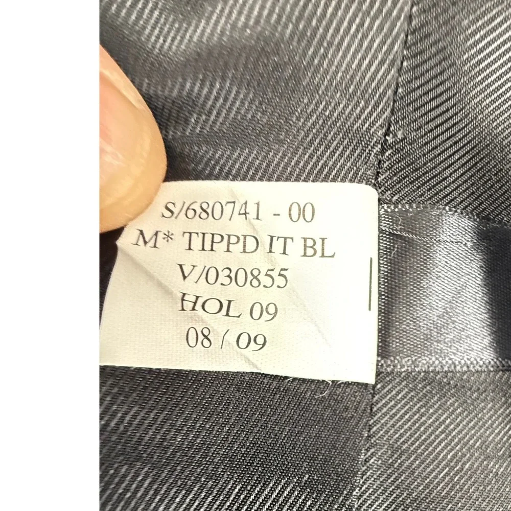 Banana Republic Blazer Mens 42R Grey Excellent Wool Mohair Vitale Barberis Italy